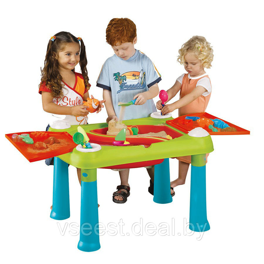 Детский Стол Sand & Water Table (Песок и Вода) 231587 бирюза/зеленый/красный (spr) - фото 3 - id-p81619455