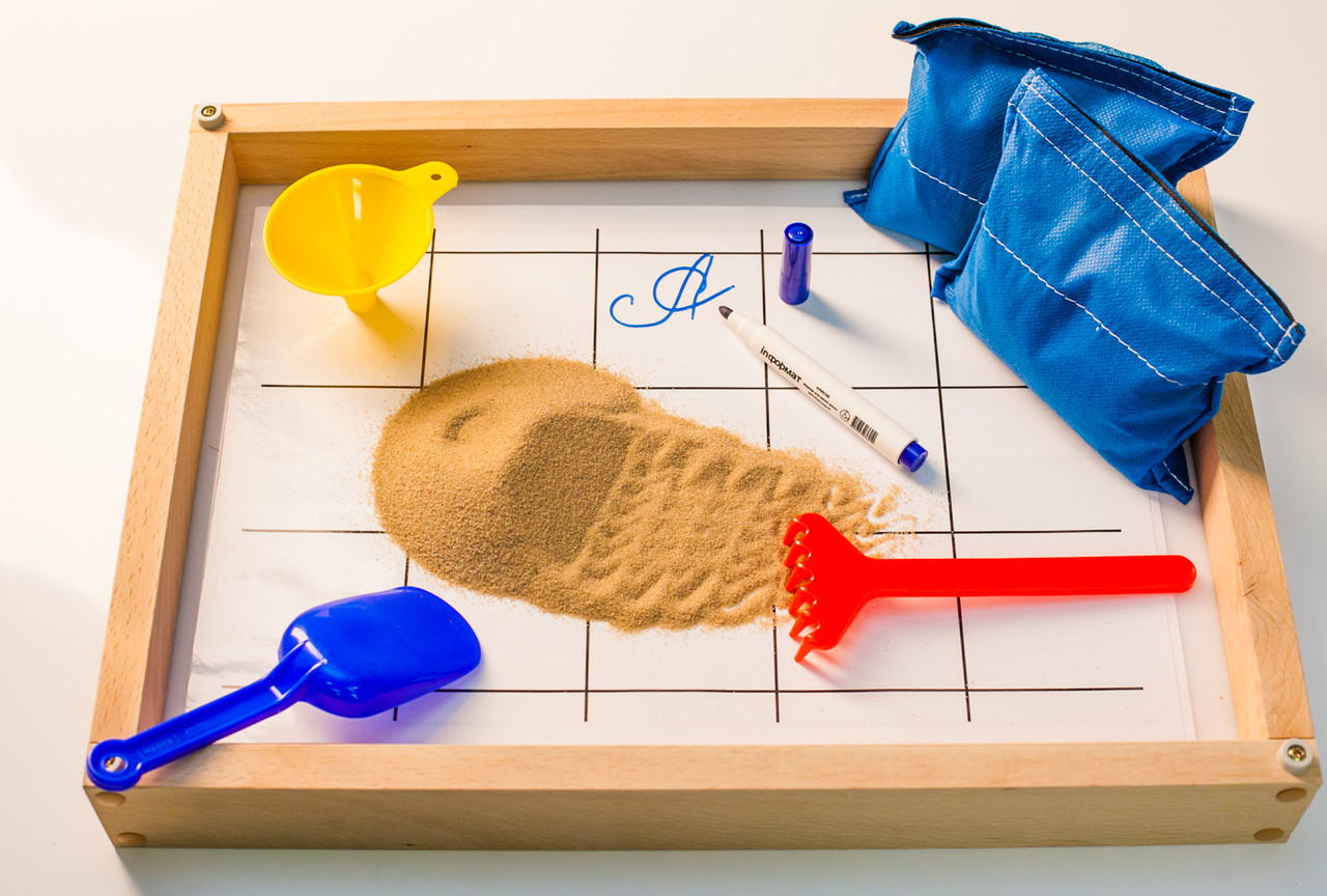 Игровой набор для экспериментов с песком "Песочница малая" (настольная, бук) - фото 2 - id-p81629156