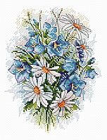 Набор для вышивания крестом «Луговые цветы».