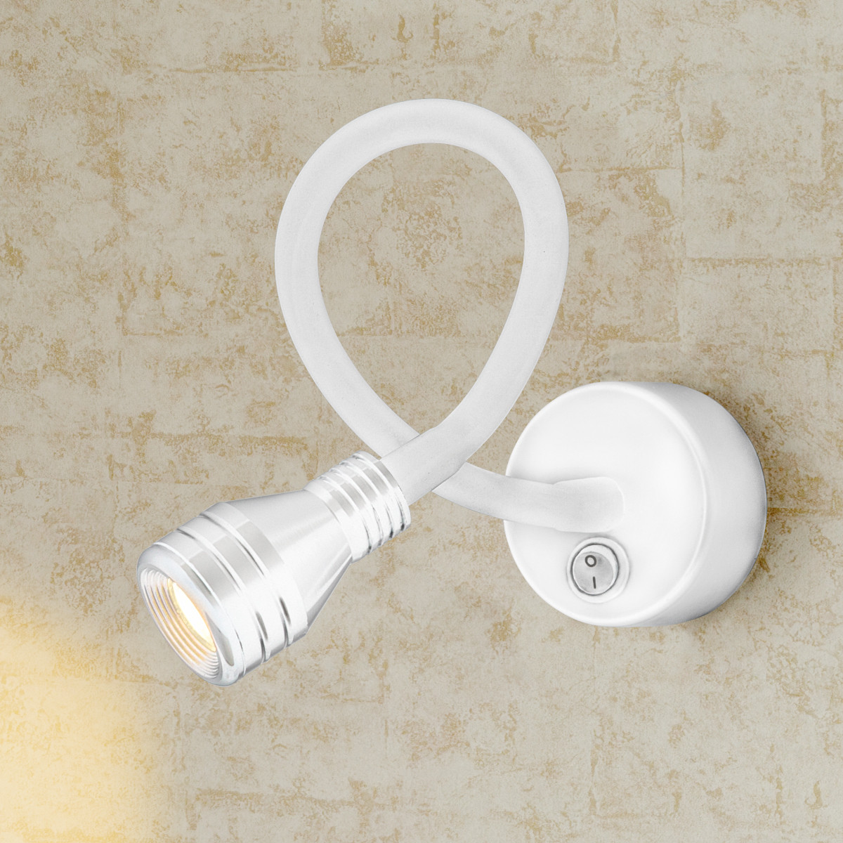 Настенный светодиодный светильник MRL LED 1030 Kord белый - фото 1 - id-p81641555