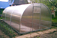 Теплица с поликарбонатом комплект."АгрономСила" (10х3х2м) шаг дуг 67 см толщина поликарбоната 0,4 мм плот 0,5