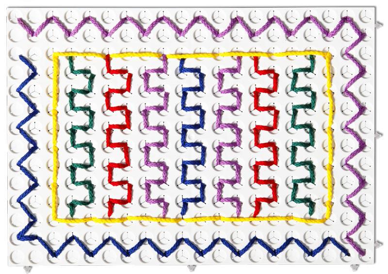 Набор Полидрон Узорная шнуровка №1 (Набор белых панелей для создания композиций) - фото 2 - id-p81722776