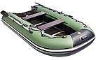 Надувная лодка Ривьера Компакт 2900 СК "Касатка" зелёный/чёрный, фото 3