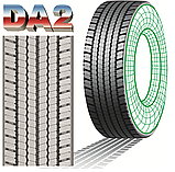 Шина DA2 (аналог MICHELIN XDA2) 315/60R22,5 Marangoni ведущая ось, фото 2