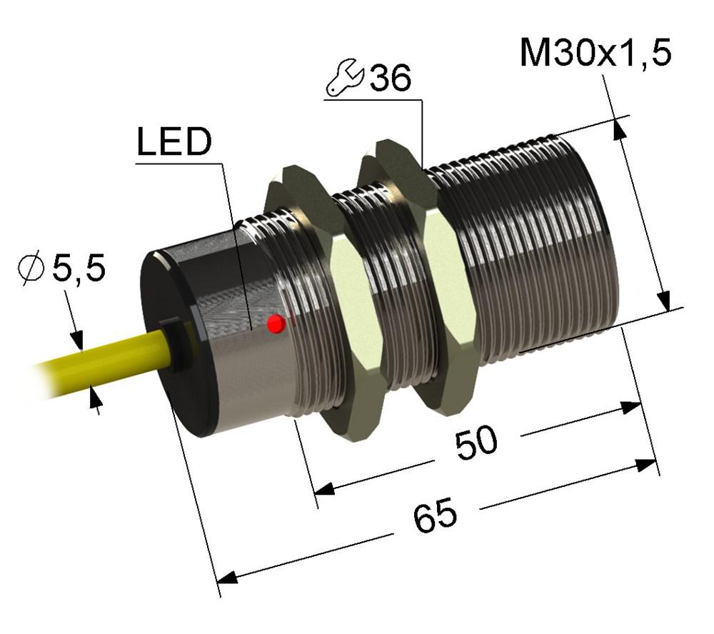 Датчик PS2-30M65-10B11-K (ВБ2.30М.65.10.1.1.К) ОПТОМ