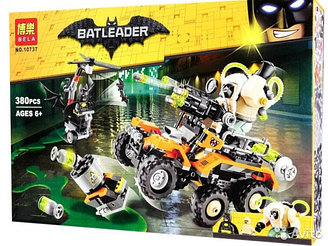 Конструктор Bela Batleader 10737 Химическая атака Бэйна (аналог Lego The Batman Movie 70914) 380 деталей