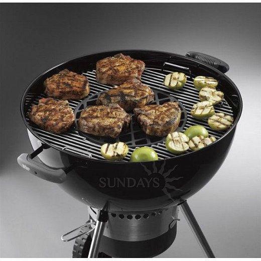 Гриль угольный WEBER Master-Touch GBS MTGBS-57, 57 см черный - фото 3 - id-p81712000