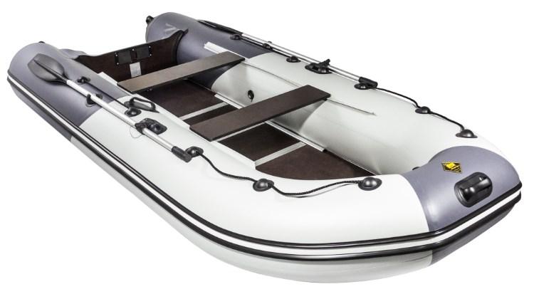 Надувная лодка Ривьера Компакт 3600 СК "Комби" светло-серый/графит - фото 3 - id-p81731716