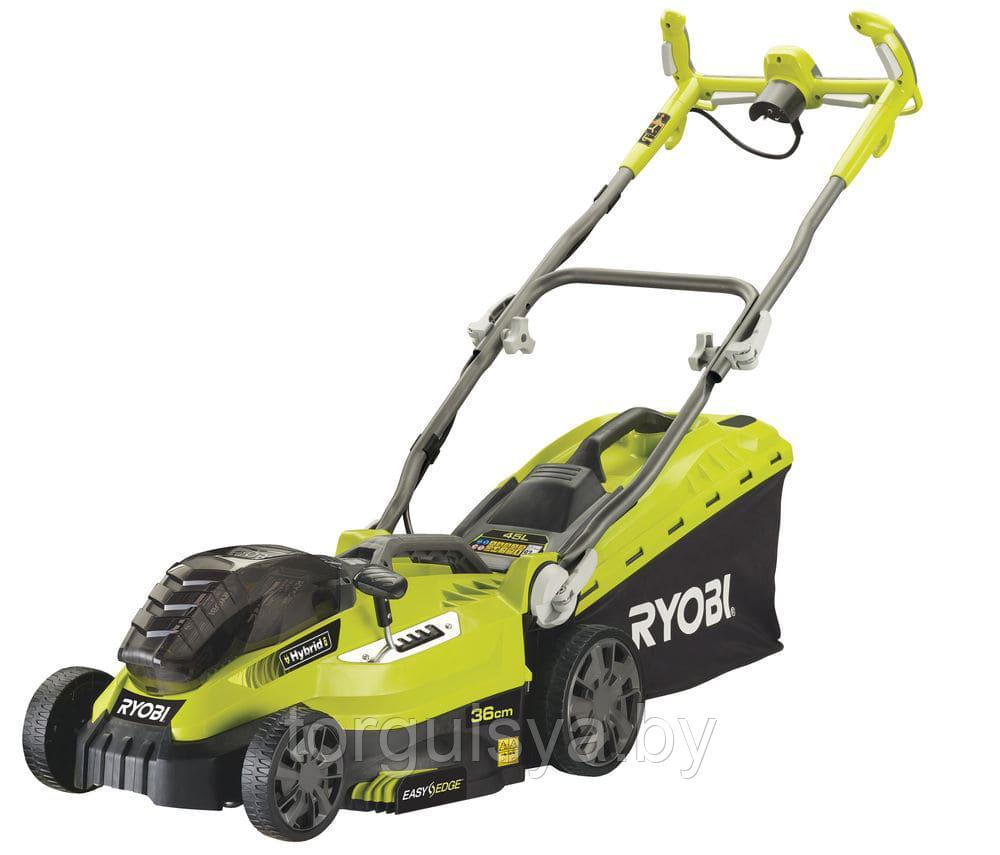 ONE + / Газонокосилка гибрид RYOBI RLM18X36H250F