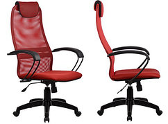 Кресло Metta BP-8PL 22 красная сетка (Кресло Metta S-BP 8, Pl )