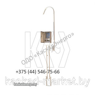Трубостойка однотрубная  ЩУЭ-3/1-5100Ду40-IP54, труба для воздушной прокладки кабеля, гусак