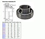 Подшипник SB205 (US205,YAT205,UE205) размер 25*52*27/15, фото 5