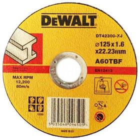 Круг отрезной по металлу DeWalt DT42300-XJ 125x22,2х1,6мм