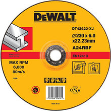Круг обдирочный по металлу DeWalt DT42620-QZ 230х6,0х22,2