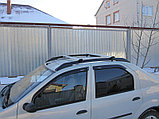 Рейлинги Renault LOGAN I анод серый, фото 6