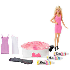 Barbie DMC10 Барби Набор для создания цветных нарядов и кукла, фото 2