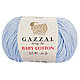 Пряжа Gazzal Baby Cotton цвет 3429 нежный голубой, фото 2