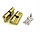 Цилиндровый мех. FUARO 100 CA - 62 (26+10+26) простой ключ - ключ.Серебро,Золото., фото 2