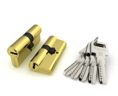 Цилиндровый мех. FUARO R600 - 60 (25+10+25) сложный ключ - ключ.Серебро,Золото.Бронза - фото 3 - id-p81777961