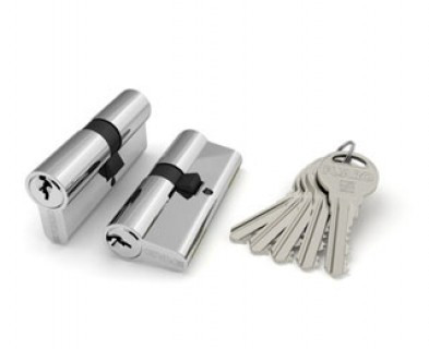 Цилиндровый мех. FUARO R300 - 70 (30+10+30) сложный ключ - ключ.Серебро,Золото.Бронза - фото 4 - id-p81777970