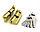 Цилиндровый мех. FUARO R602 - 80 (35+10+35) сложный ключ - ключ.Серебро,Золото.Бронза, фото 2