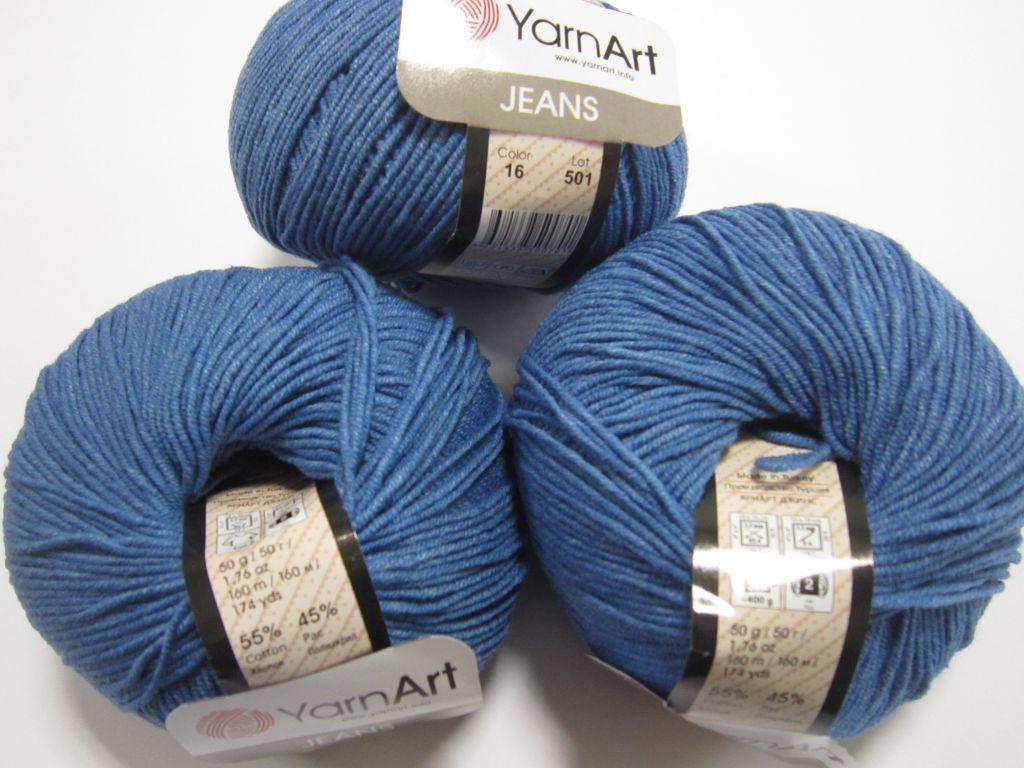 YarnArt Jeans цвет №16 джинс - фото 1 - id-p81778574