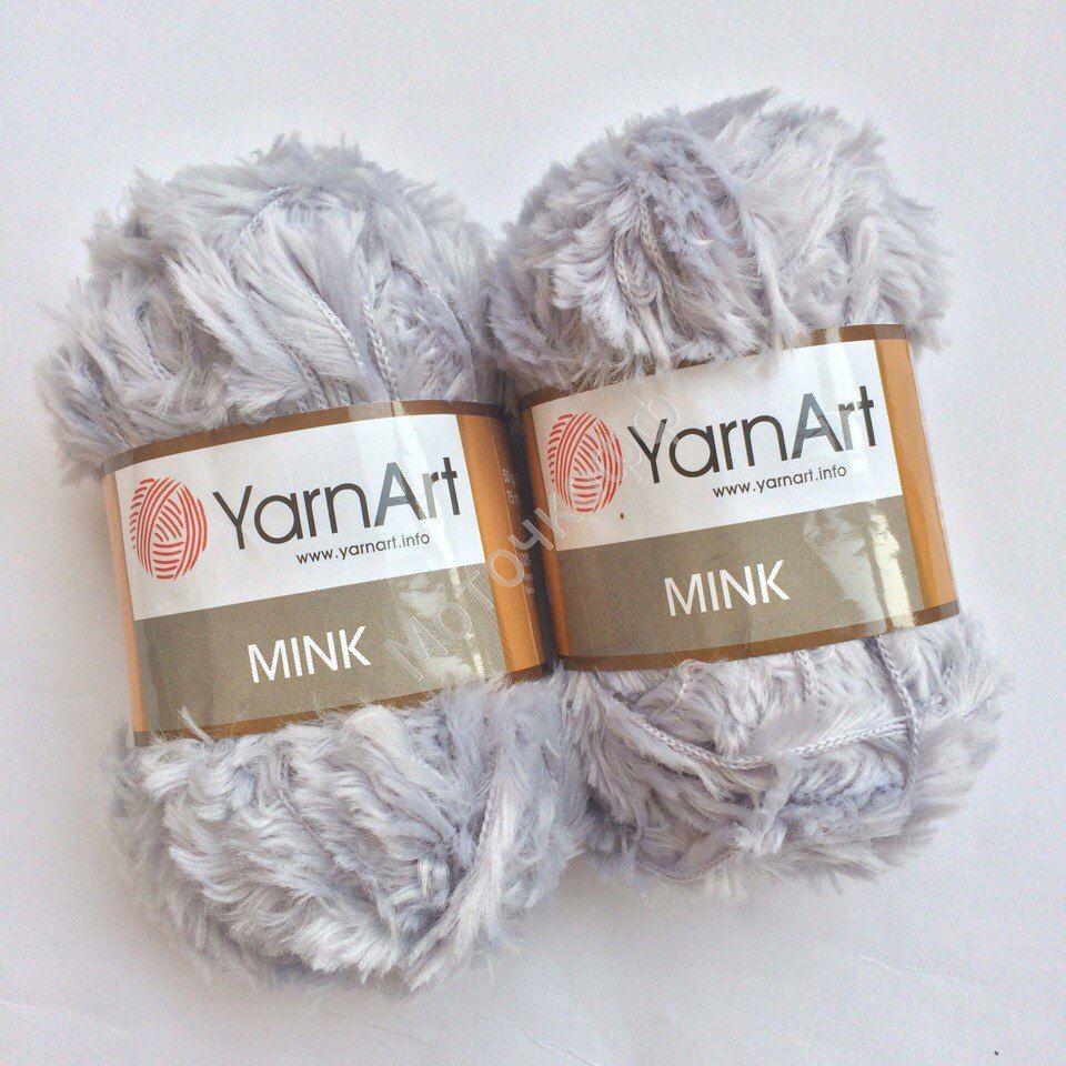 Yarnart Mink цвет 334 светлый серый - фото 1 - id-p81778730