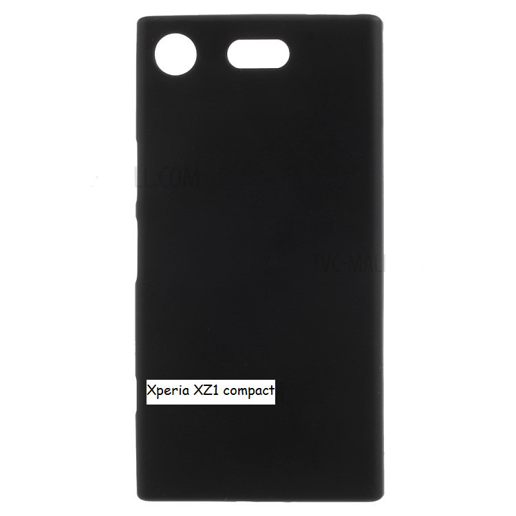 Чехол-накладка для Sony Xperia XZ1 compact (силикон) черный