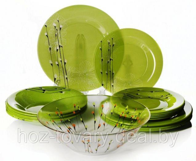 Набор посуды Люминарк Rhapsody green 19 пр., арт. Н8557 - фото 1 - id-p81799603