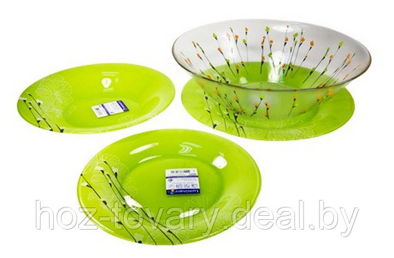 Набор посуды Люминарк Rhapsody green 19 пр., арт. Н8557 - фото 3 - id-p81799603