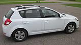 Рейлинги KIA-CEED 2006-2012гг. полимер черный, фото 5