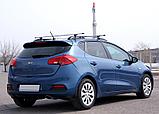 Рейлинги Новый KIA-CEED 2012г.- полимер черный, фото 6