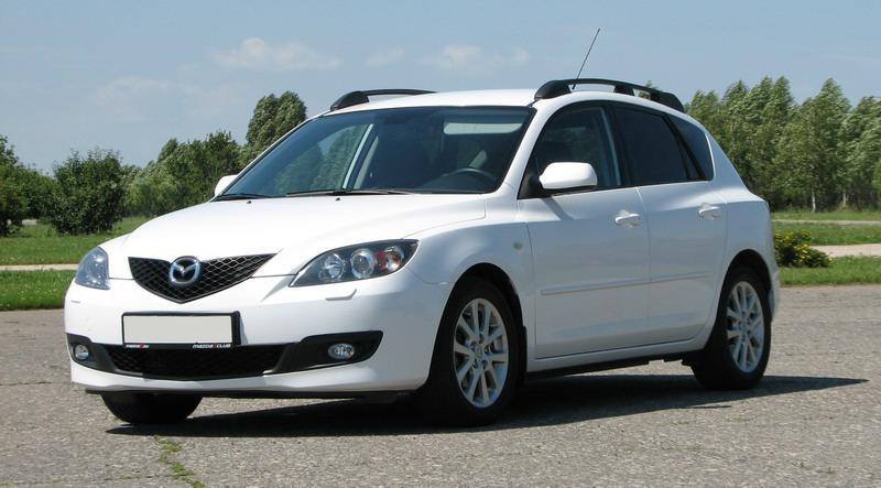 Рейлинги Mazda 3, хэтчбек, 2003-2009г.- полимер черный - фото 4 - id-p81747241