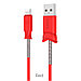 Дата-кабель X24 Lightning 8-Pin 1м. красный Hoco, фото 2
