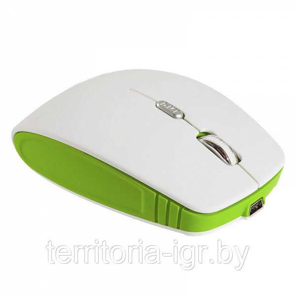 Беспроводная мышь с зарядкой SBM-336CAG-WN бело-зеленый Smartbuy - фото 2 - id-p81836090