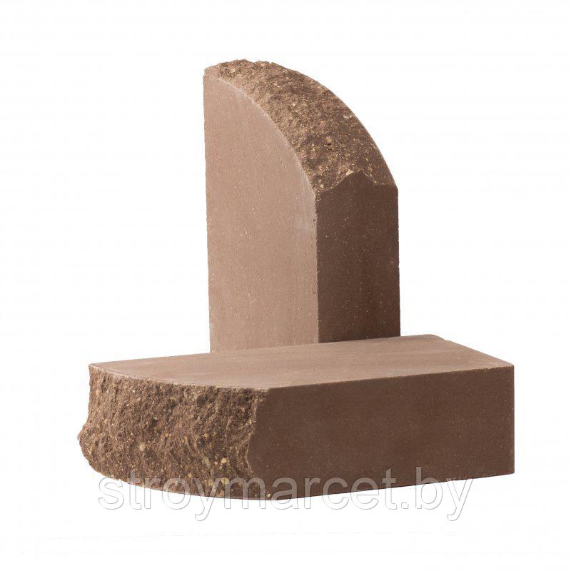 Кирпич полнотелый тычковый дуговой, Шоколад - фото 1 - id-p81851462