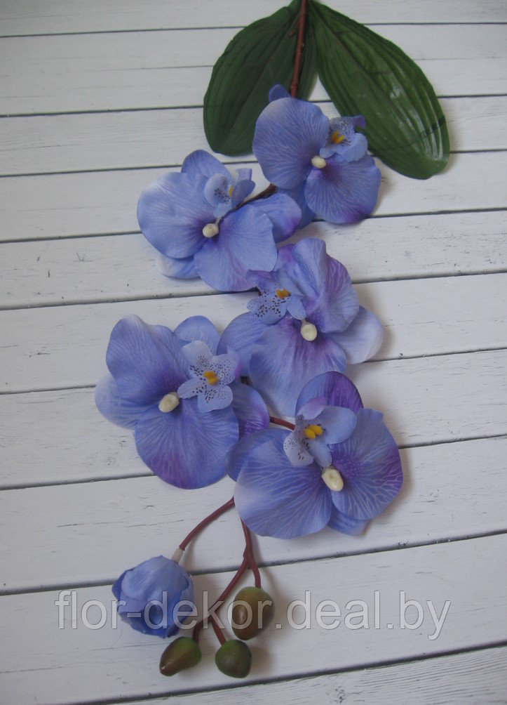 Ветка орхидеи сиреневая, L=65см - фото 1 - id-p81851465