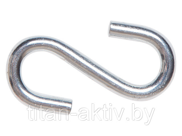 Крючок S-образный металлический 4 мм STARFIX (Товар не стикеруется для розничной торговли) - фото 1 - id-p81858373