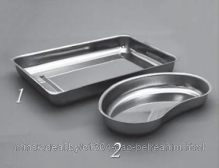 Лотки медицинские металлические