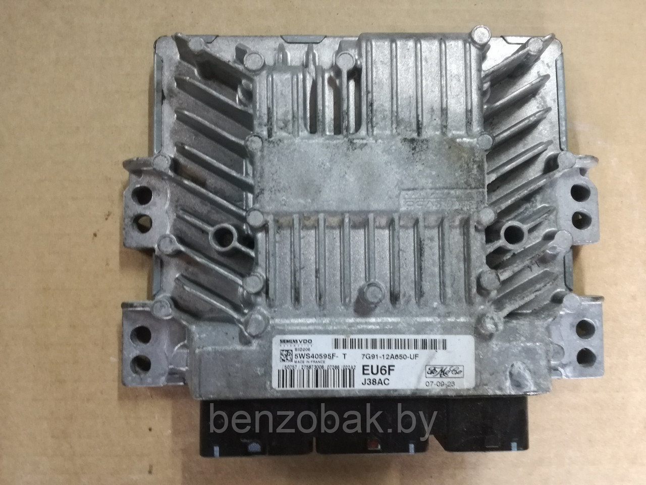 БЛОК УПРАВЛЕНИЯ ДВИГАТЕЛЕМ 7G91-12A650-UF 5WS40595F-T FORD MONDEO MK4 2.0 TDCI