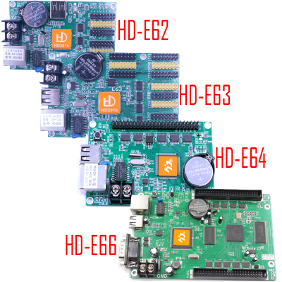 Контроллеры HUIDU монохромные LAN HD-E62, E63, E64, E65, E66 - фото 1 - id-p81862370