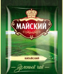 Чай Майский "Зеленый чай", фасовано по 2 гр., упаковка 200 шт. - фото 1 - id-p81863288
