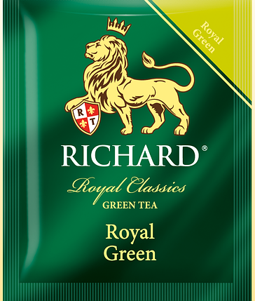 Чай Richard Зеленый Royal Green, фасовано по 2 г, 200шт., фото 2