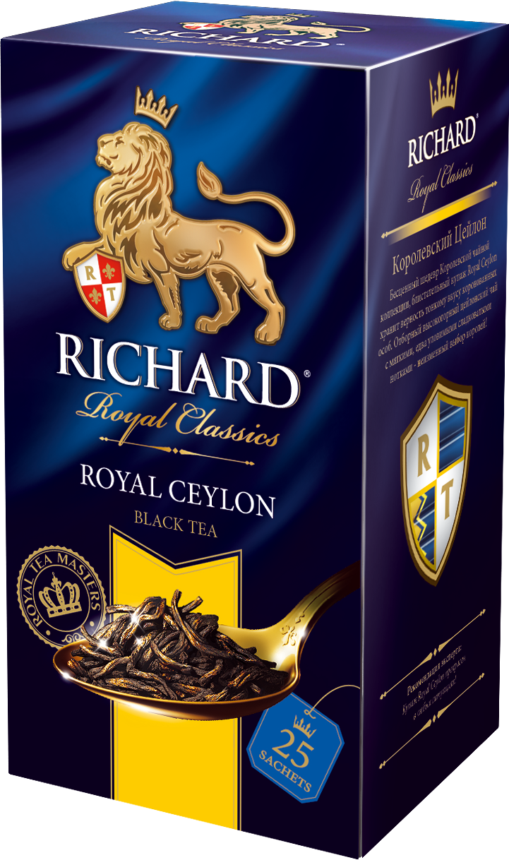Чай Richard "Royal Ceylon", фасовано по 2 г,  25 шт.