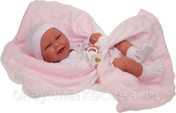 Кукла Antonio Juan Manta в розовом 5020, 42 см - фото 7 - id-p81865653