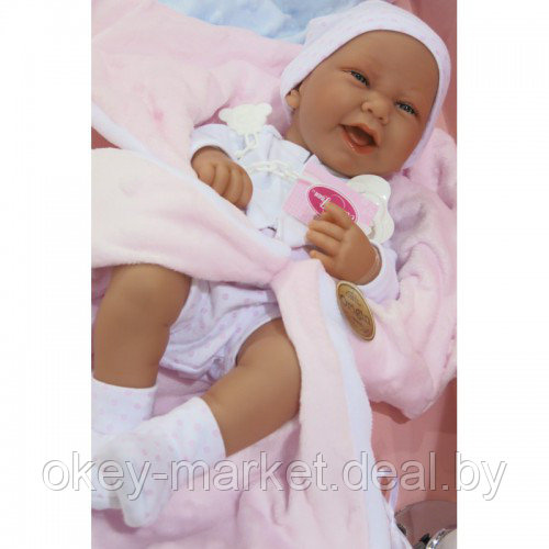 Кукла Antonio Juan Manta в розовом 5020, 42 см - фото 3 - id-p81865653