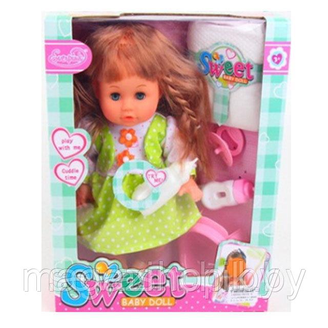 Кукла музыкальная Sweet Baby Doll 6 мелодий с аксессуарами HX330-9