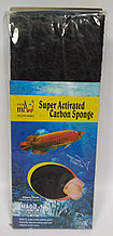 Губка-пластина SUPER ACTIVATED CARBON SPONGE  32,5х12,5х1,5см