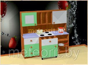 Шкаф комбинированный (кухня-1), р-р 1340*450*1250 - фото 1 - id-p81916898