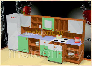 Шкаф комбинированный (кухня-2), р-р 840*450*1250 - фото 2 - id-p81916907